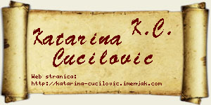 Katarina Čučilović vizit kartica
